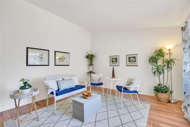 30124 Casa Chata Pl, Temecula, CA 92592 - living area featuring wood finished floors and baseboards