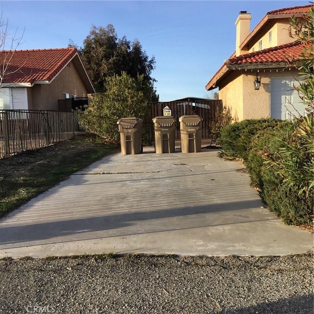 17590 El Cajon Dr, Hesperia, CA 92345 - view of patio with a wooden deck