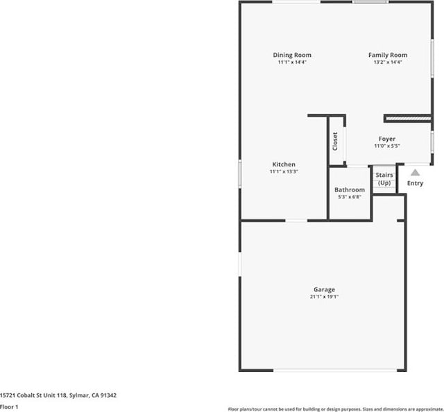 15721 Cobalt St Unit 118, Sylmar, CA 91342 - view of room layout