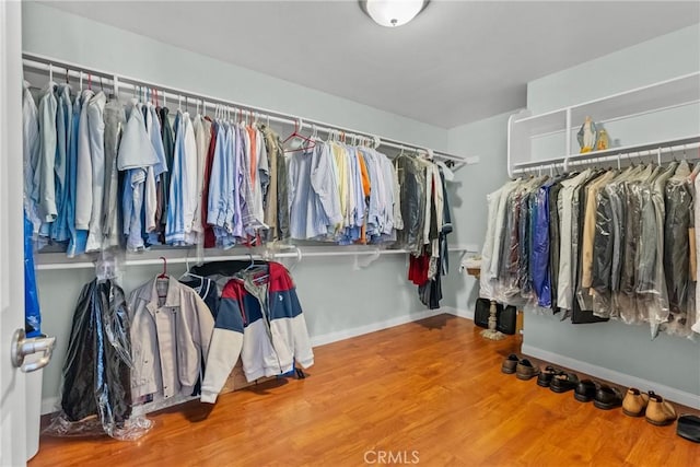 15721 Cobalt St Unit 118, Sylmar, CA 91342 - walk in closet featuring wood finished floors