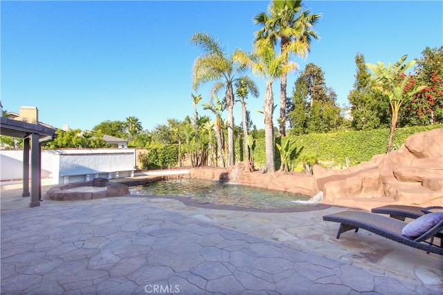 4374 Mahogany Cir, Yorba Linda, CA 92886 - view of patio featuring an outdoor pool
