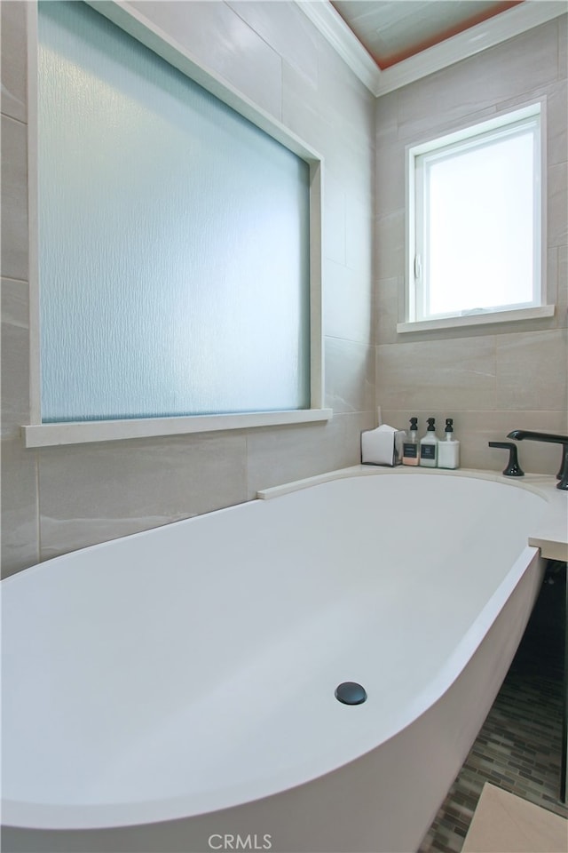 4374 Mahogany Cir, Yorba Linda, CA 92886 - full bath with a soaking tub and ornamental molding