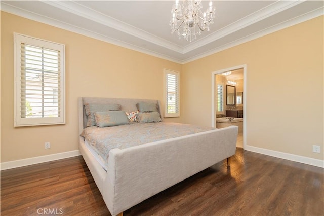 43 Lupari, Irvine, CA 92618 - bedroom with dark wood finished floors, multiple windows, and ornamental molding