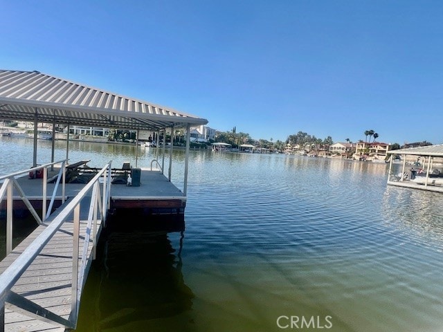 30417 Golden Gate Dr, Canyon Lake, CA 92587 - dock area featuring a water view