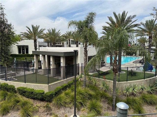 9360 Calm Water Pl, Rancho Cucamonga, CA 91730 - view of property's community with a swimming pool