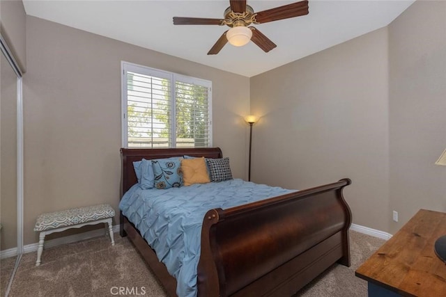 26808 Lemon Grass Way, Murrieta, CA 92562 - bedroom with carpet floors, baseboards, and ceiling fan