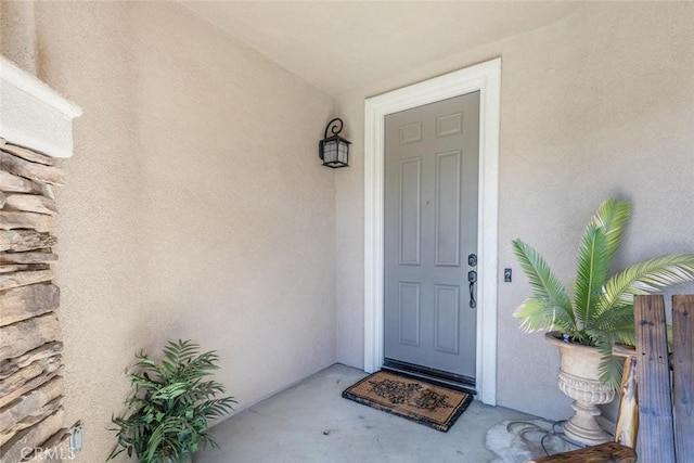 26808 Lemon Grass Way, Murrieta, CA 92562 - property entrance featuring stucco siding