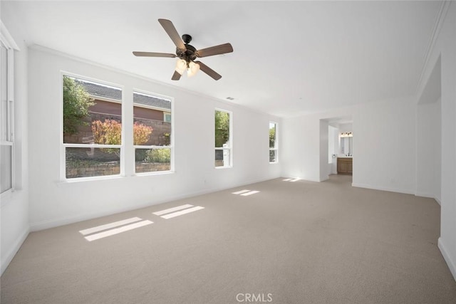1824 Nathan Way, Nipomo, CA 93444 - unfurnished room featuring carpet flooring, plenty of natural light, a ceiling fan, and baseboards