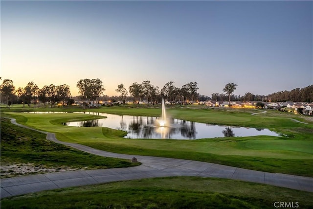 1824 Nathan Way, Nipomo, CA 93444 - view of community featuring a water view, a yard, and view of golf course