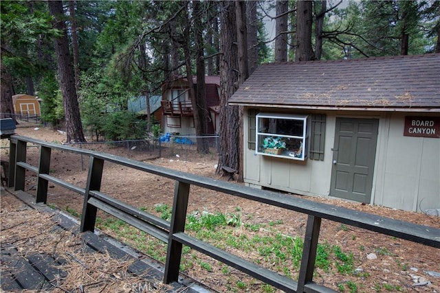 31510 Overhill Dr, Running Springs, CA 92382 - view of side of home with roof with shingles