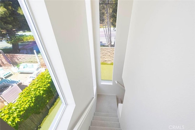 6121 Camino Forestal, San Clemente, CA 92673 - staircase with carpet