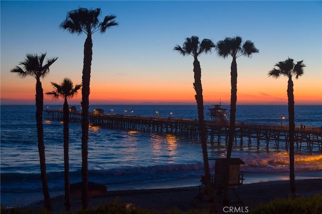 6121 Camino Forestal, San Clemente, CA 92673 - water view featuring a pier