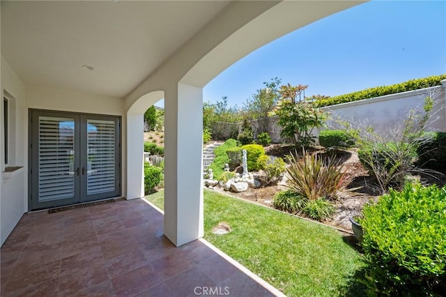 20 Via Del Cielo, Rancho Palos Verdes, CA 90275 - view of patio featuring french doors