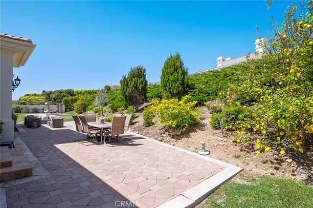 20 Via Del Cielo, Rancho Palos Verdes, CA 90275 - view of patio / terrace featuring outdoor dining area