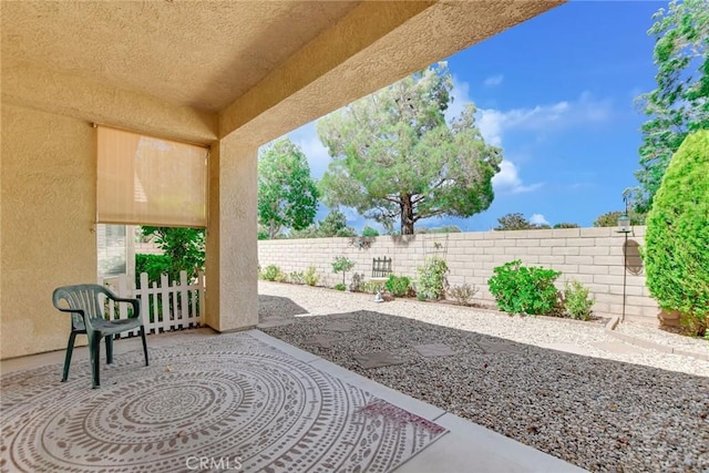 11241 Pleasant Hills Dr, Apple Valley, CA 92308 - fenced backyard with a patio area