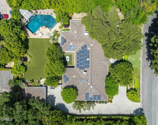 4409 Encinas Dr, La Canada Flintridge, CA 91011 - drone / aerial view of a pool