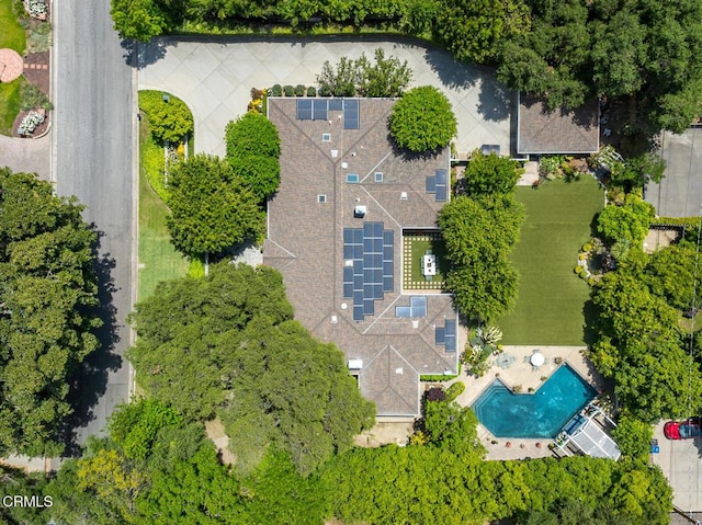 4409 Encinas Dr, La Canada Flintridge, CA 91011 - drone / aerial view of a pool area