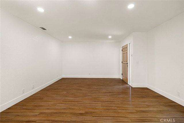 178 E Washington Ave, Chico, CA 95926 - spare room with recessed lighting, wood finished floors, and baseboards