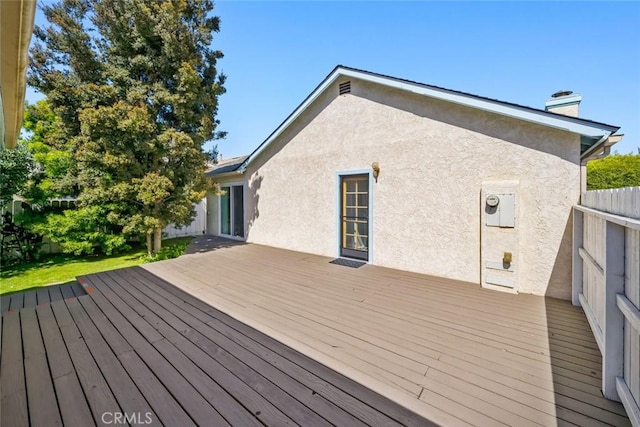 243 N 11th St, Grover Beach, CA 93433 - view of wooden deck