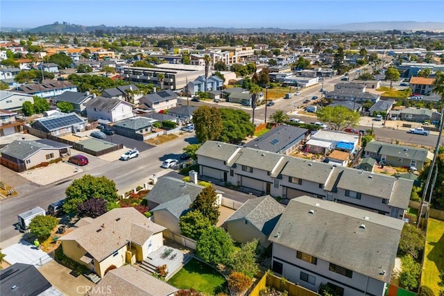 243 N 11th St, Grover Beach, CA 93433 - aerial perspective of suburban area featuring a mountain backdrop