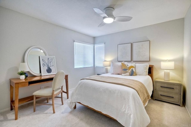 11983 Mountain Pass Rd, San Diego, CA 92128 - bedroom featuring light carpet and a ceiling fan