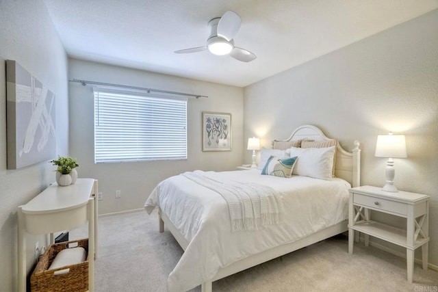 11983 Mountain Pass Rd, San Diego, CA 92128 - bedroom with carpet flooring, baseboards, and a ceiling fan