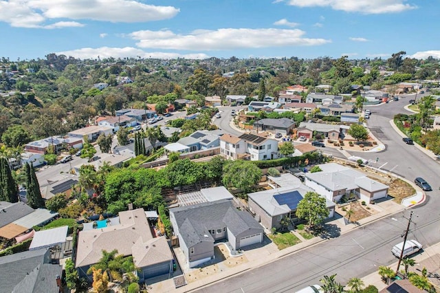 1740 Petra Dr, San Diego, CA 92104 - aerial view of property and surrounding area with nearby suburban area