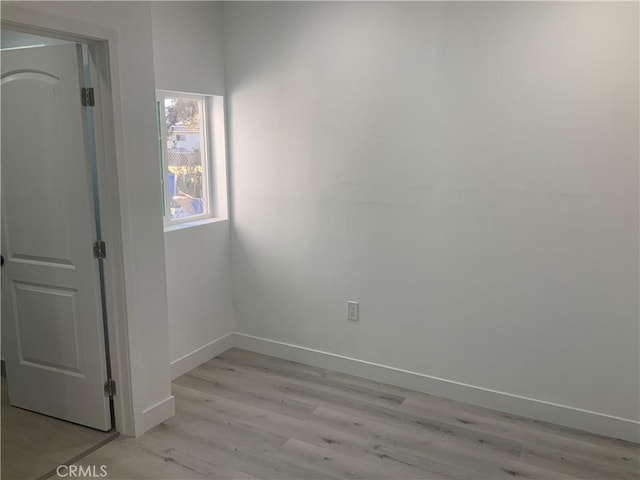 15330 Hart St, Van Nuys, CA 91406 - empty room featuring light wood-style flooring and baseboards