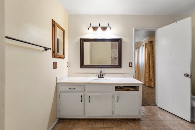 42153 Carnegie Ave, Hemet, CA 92544 - bathroom with vanity and tile patterned floors