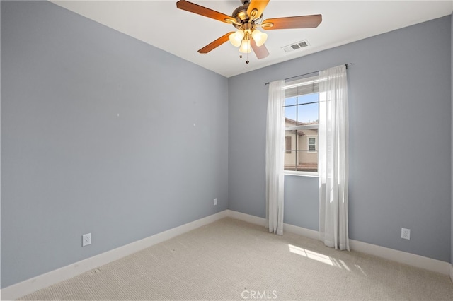 16 Fenix St, Rancho Mission Viejo, CA 92694 - unfurnished room with a ceiling fan, baseboards, and light colored carpet