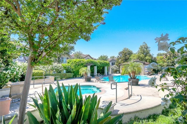 3738 Springmount St, Riverside, CA 92501 - community pool featuring a patio
