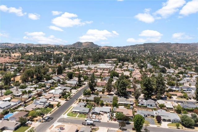 22941 Keswick St, West Hills, CA 91304 - aerial view of residential area featuring a mountain backdrop