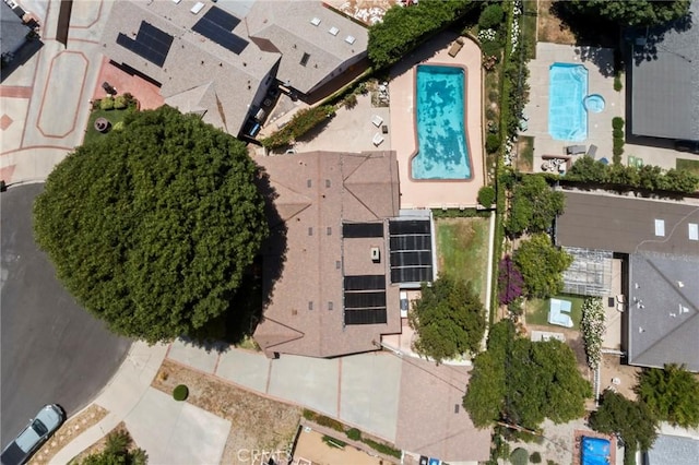 22941 Keswick St, West Hills, CA 91304 - aerial overview of property's location featuring a pool