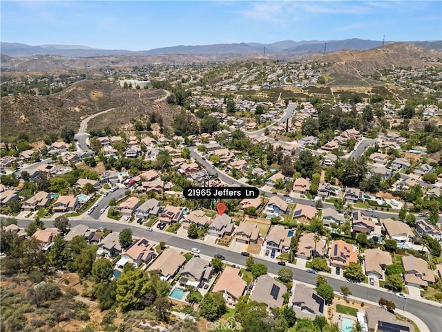 21965 Jeffers Ln, Saugus, CA 91350 - view of property location with a mountainous background and nearby suburban area