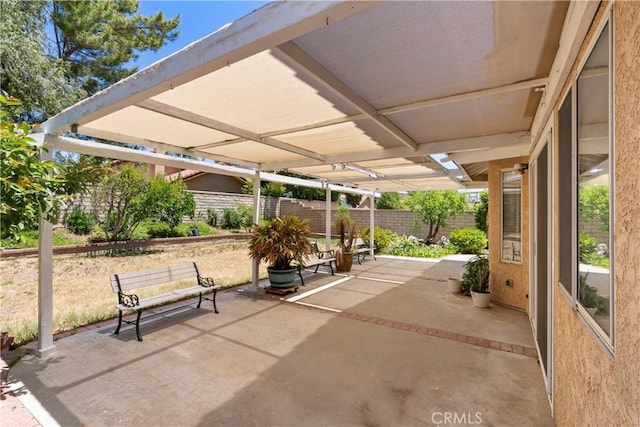 21965 Jeffers Ln, Saugus, CA 91350 - fenced backyard featuring a patio area
