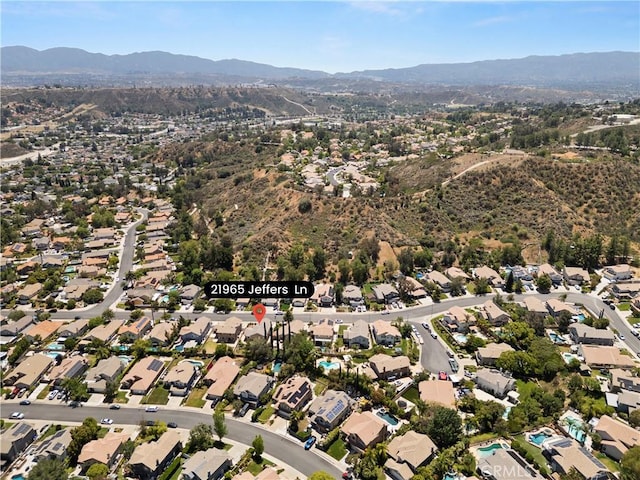 21965 Jeffers Ln, Saugus, CA 91350 - view of property location featuring a mountain backdrop and nearby suburban area