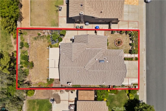 21965 Jeffers Ln, Saugus, CA 91350 - aerial view of property's location featuring property boundaries highlighted