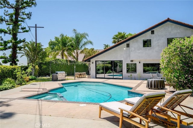 2305 Henrietta Ave, La Crescenta, CA 91214 - view of pool featuring a patio area and a pool with connected hot tub
