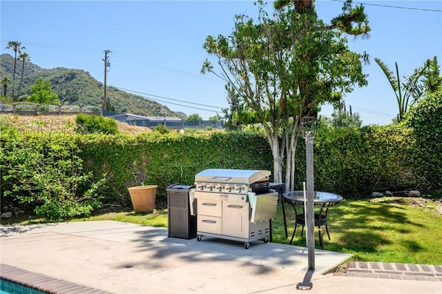 2305 Henrietta Ave, La Crescenta, CA 91214 - view of patio / terrace featuring a mountain view