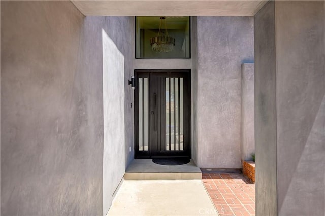 2305 Henrietta Ave, La Crescenta, CA 91214 - doorway to property featuring stucco siding