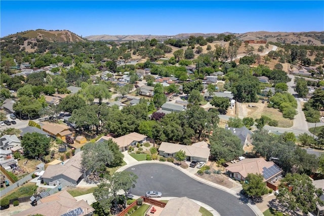 9024 Cascada Rd, Atascadero, CA 93422 - aerial view of property and surrounding area with nearby suburban area and mountains