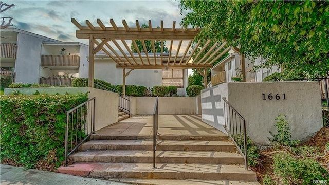1661 Neil Armstrong St Unit 129, Montebello, CA 90640 - exterior space with a pergola