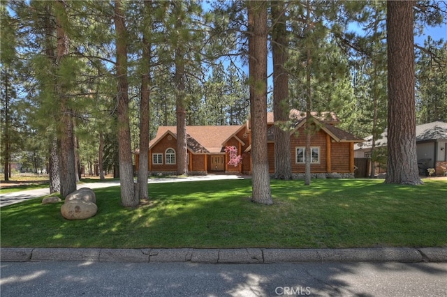 531 Killington Way, Big Bear Lake, CA 92315 - log home featuring a front lawn