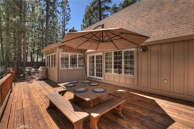 531 Killington Way, Big Bear Lake, CA 92315 - deck featuring outdoor dining area