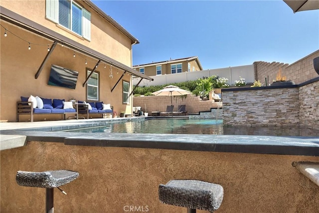 45668 Nora Cir, Temecula, CA 92592 - view of pool with outdoor lounge area