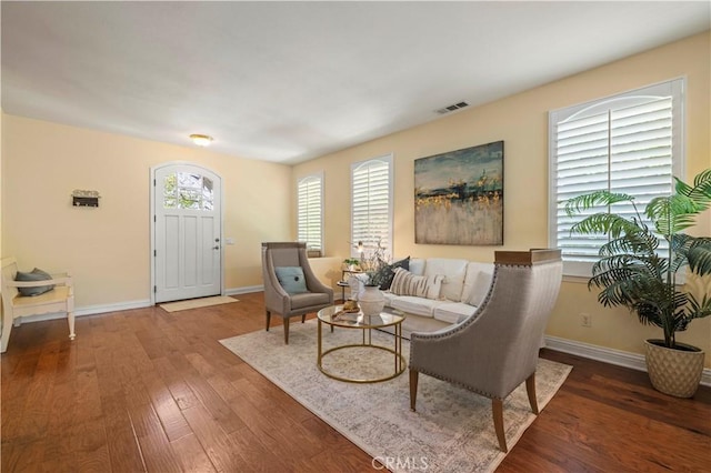 26520 Thackery Ln, Stevenson Ranch, CA 91381 - living room with wood finished floors and baseboards