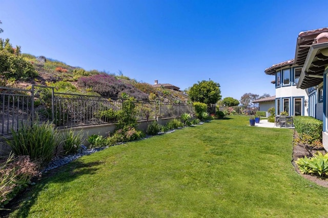 9698 Welk View Dr, Escondido, CA 92026 - fenced backyard with a patio area