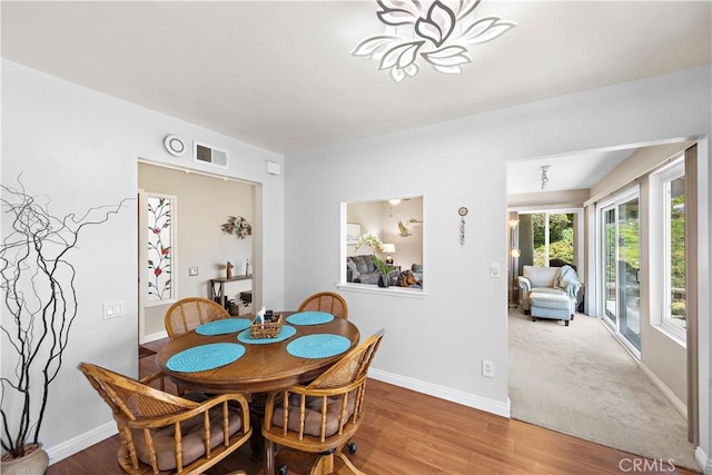 27972 Via Chocano, Mission Viejo, CA 92692 - dining room with wood finished floors and baseboards