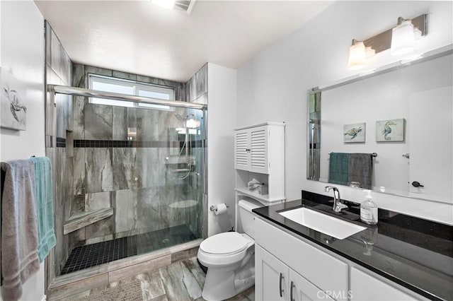 27972 Via Chocano, Mission Viejo, CA 92692 - full bath with toilet, vanity, and a stall shower
