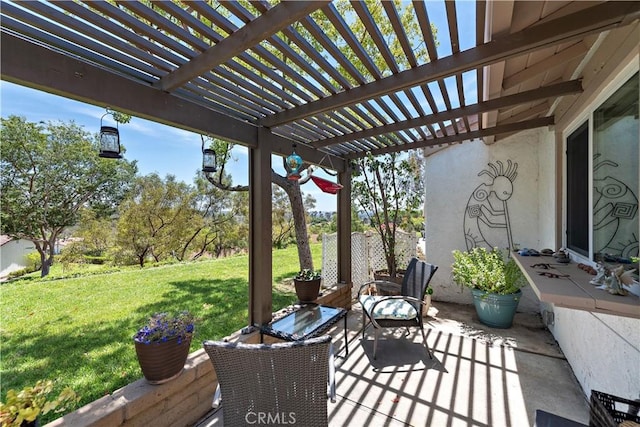27972 Via Chocano, Mission Viejo, CA 92692 - view of patio / terrace featuring a pergola